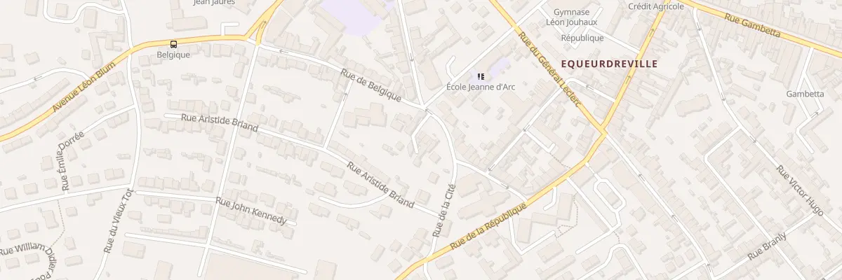 Plan du 5 Rue de Belgique à Cherbourg-en-Cotentin