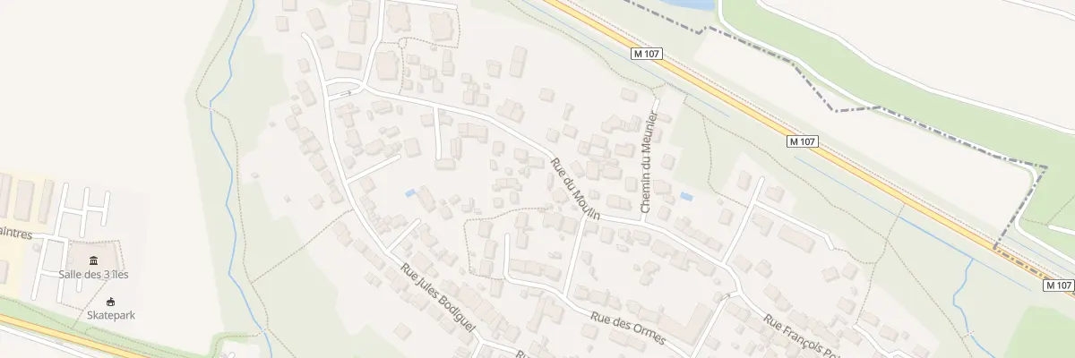 Plan du 14 Rue du Moulin à Indre
