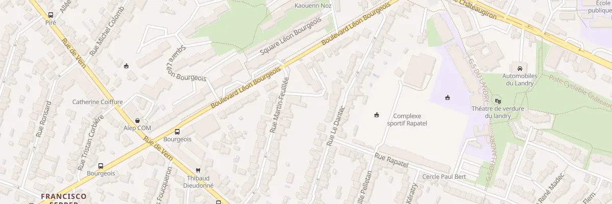 Plan du 36 Rue Martin-Feuillée à Rennes