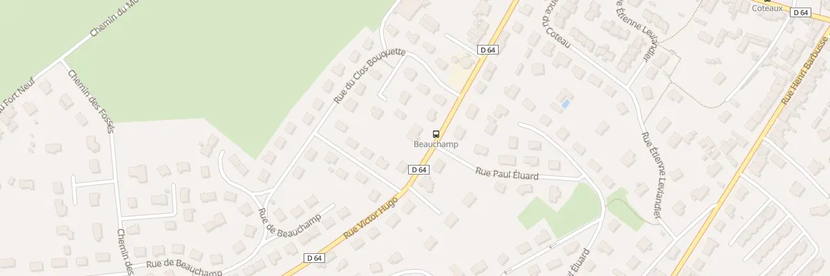 Plan du 76 Rue Victor Hugo - Octeville à Cherbourg-en-Cotentin