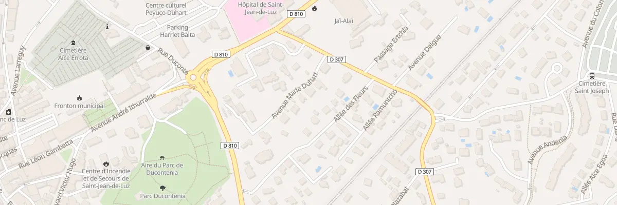 Plan du 7 Av Marie Duhart à Saint-Jean-de-Luz