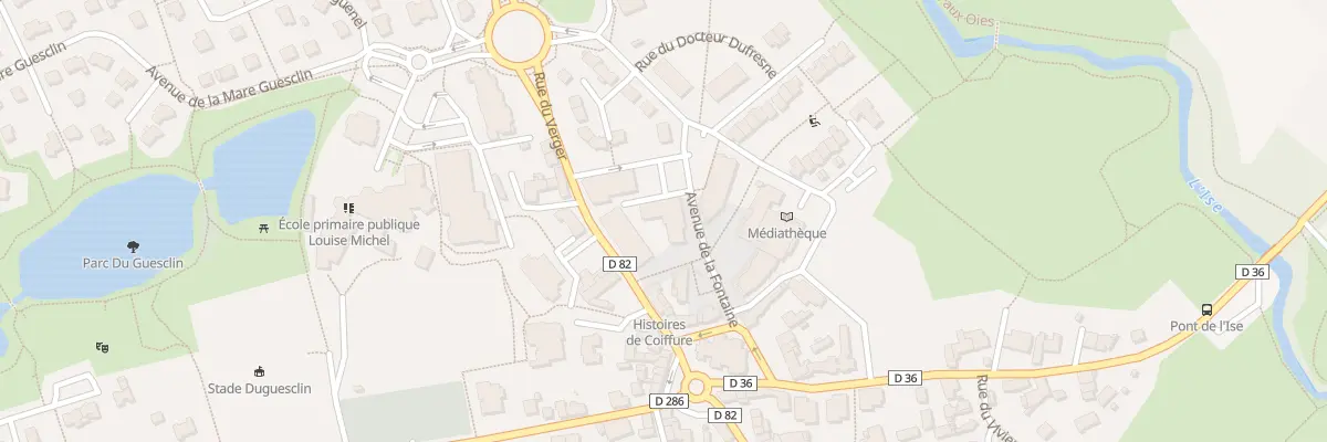 Plan du 1 Av de la Fontaine à Saint-Erblon