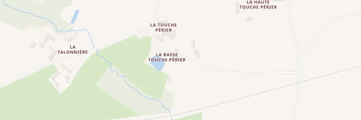 Plan du 5327 La Touche Perier à La Boussac