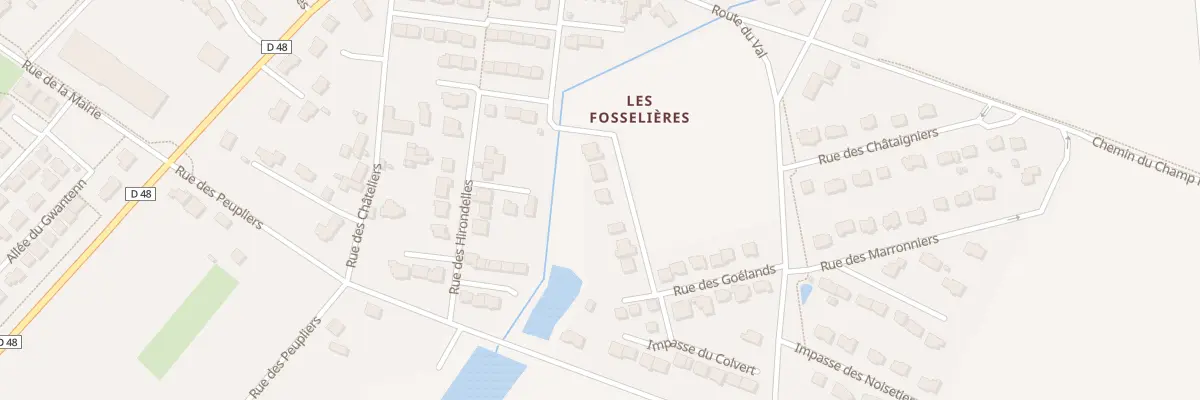Plan du 6 Rue des Goélands à Crevin