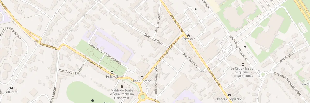 Plan du 41 Rue Paul Bert à Cherbourg-en-Cotentin