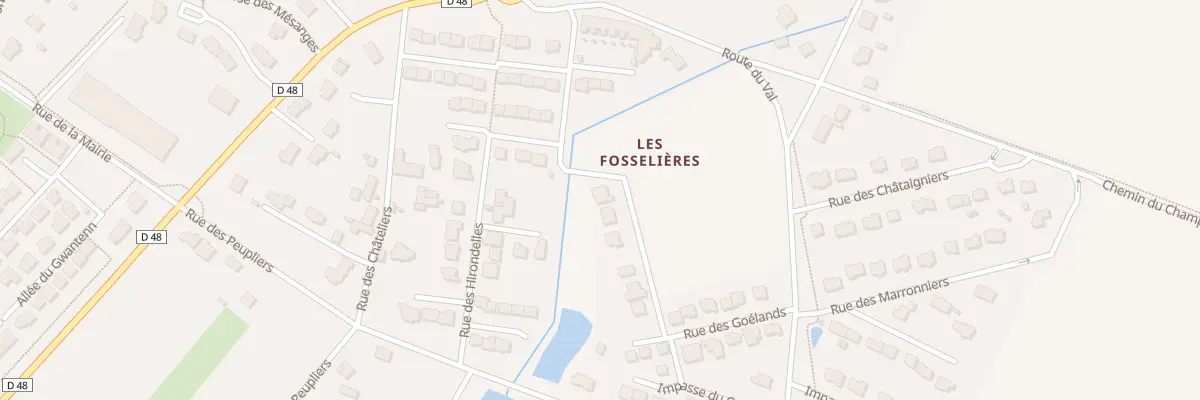 Plan du 2 Rue des Goélands à Crevin