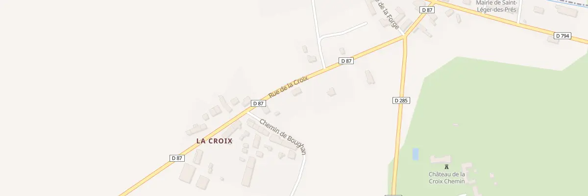 Plan du 5119 La Croix à Saint-Léger-des-Prés