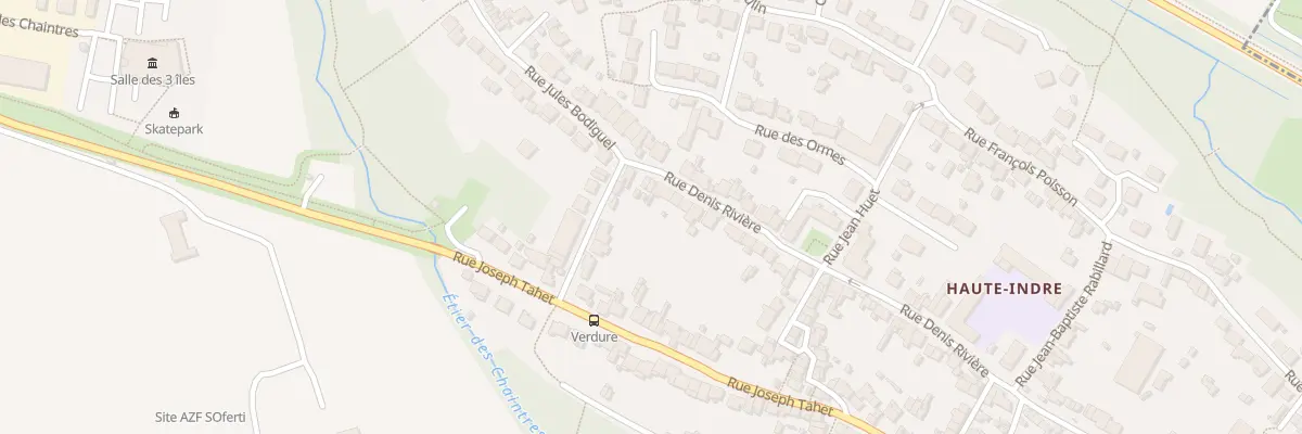 Plan du 47 Rue Denis Rivière à Indre