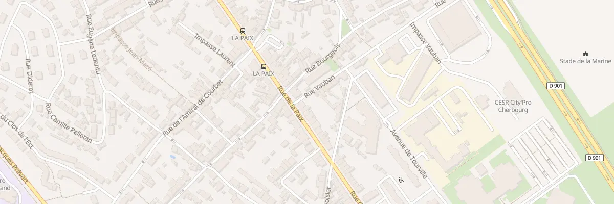 Plan du 116 Rue de la Paix Equeurdreville à Cherbourg-en-Cotentin