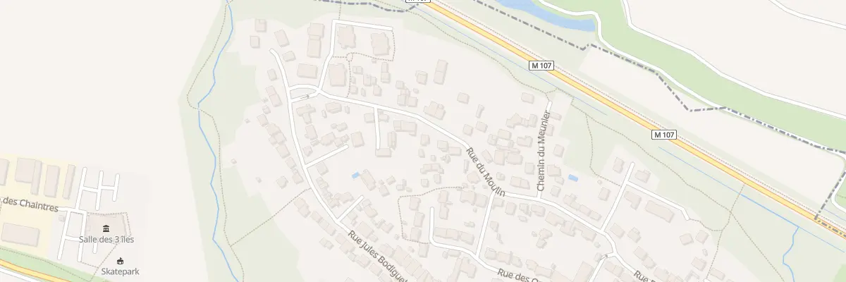Plan du 10 Rue du Moulin à Indre