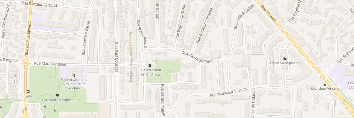 Plan du 18 Rue Pierre Sémard à Rennes