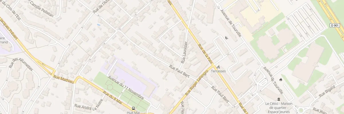 Plan du 38 Rue Hamelin - Equeurdreville à Cherbourg-en-Cotentin