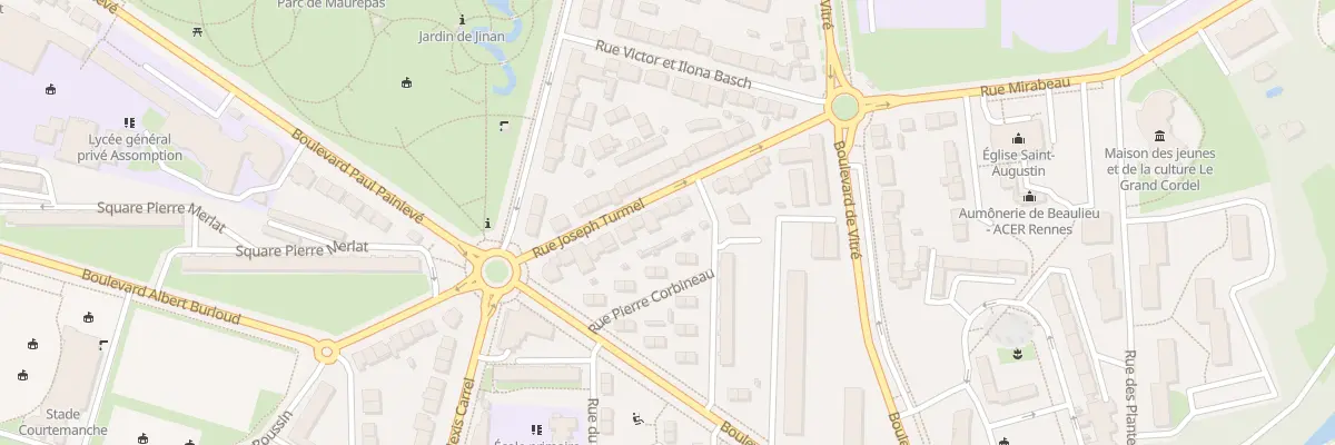 Plan du 18 Rue Joseph Turmel à Rennes