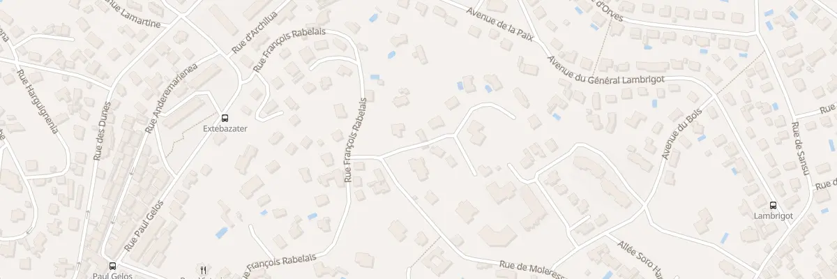 Plan du 1 Rue Michel Montaigne à Saint-Jean-de-Luz