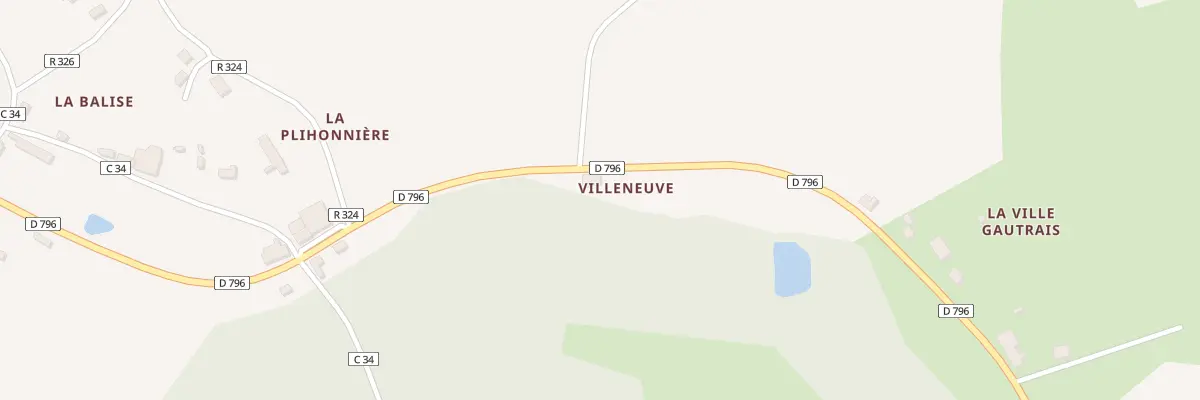 Plan du 5163 Villeneuve à Cuguen