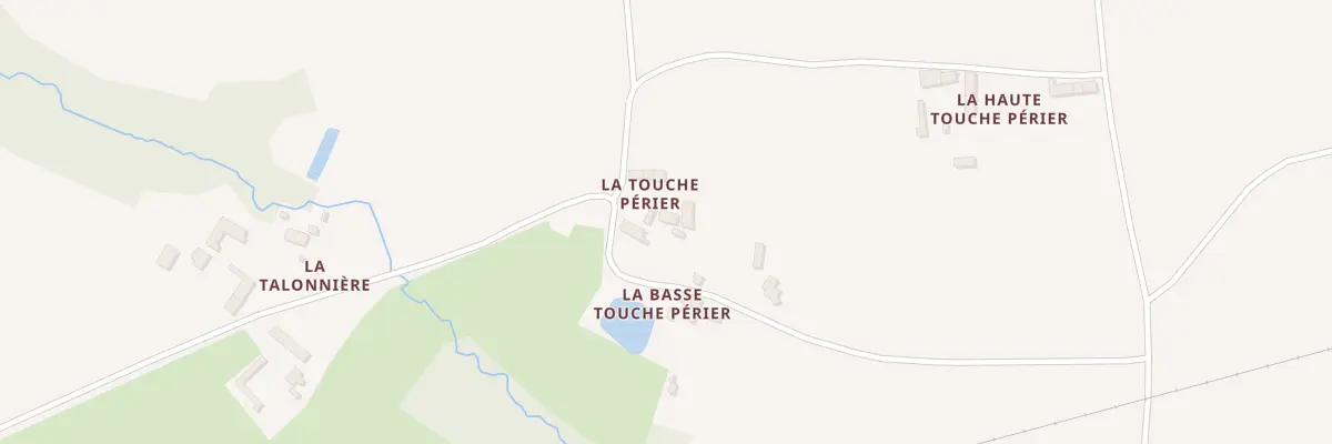 Plan du 5 La Touche Perier à La Boussac