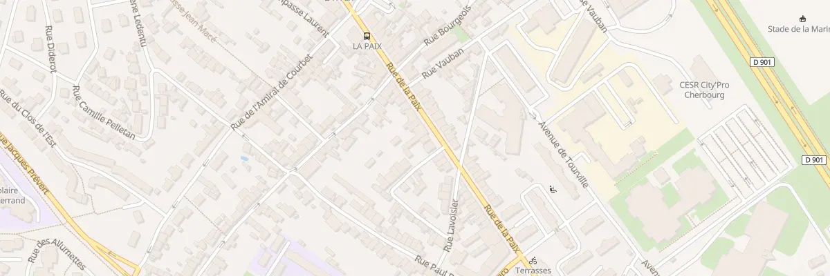 Plan du 137 Rue de la Paix Equeurdreville à Cherbourg-en-Cotentin