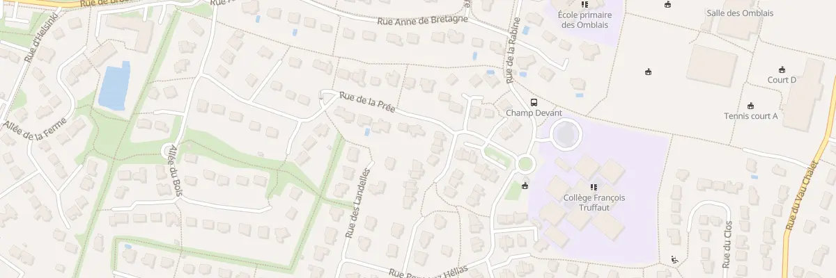 Plan du 13 Rue de la Prée à Betton
