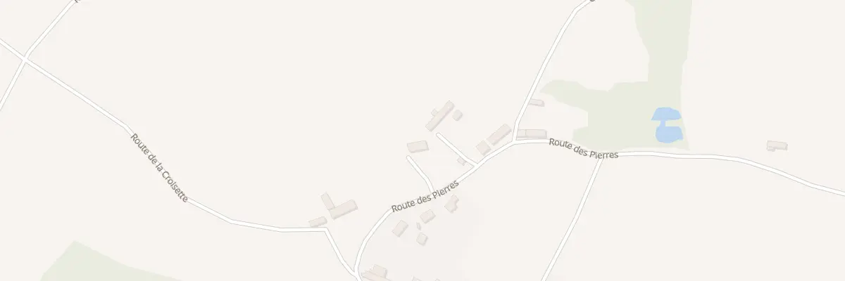Plan du 604 Rte des Pierres - Quettetot à Bricquebec-en-Cotentin