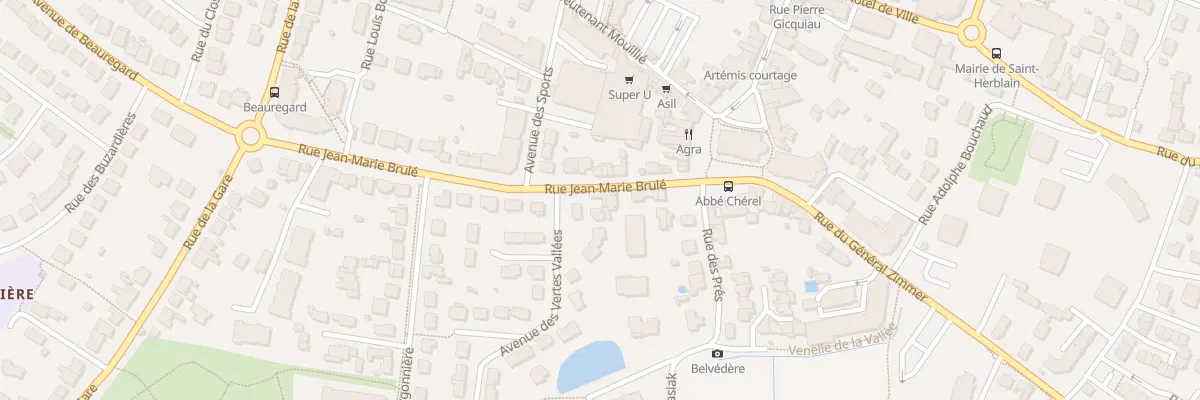 Plan du 9 Rue Jean-Marie Brule à Saint-Herblain