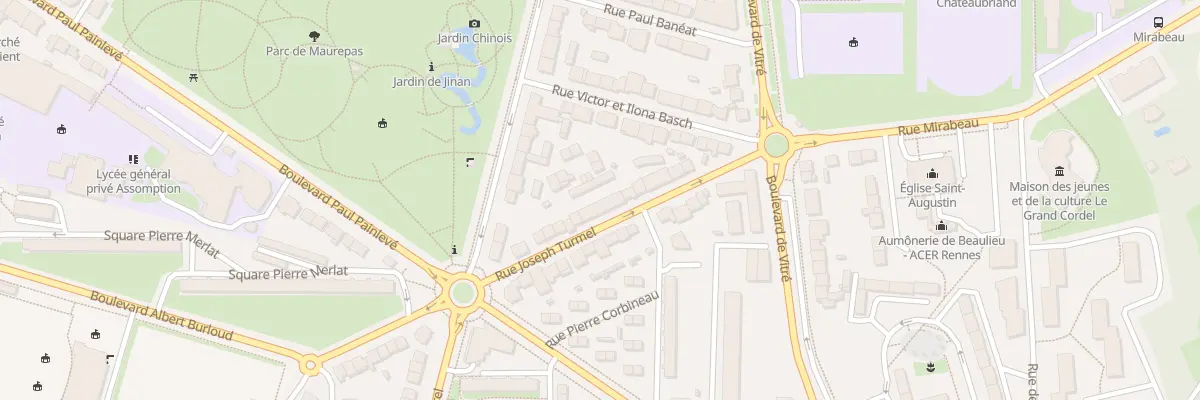 Plan du 19 Rue Joseph Turmel à Rennes