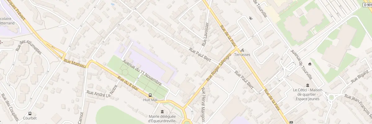 Plan du 51 Rue Paul Bert à Cherbourg-en-Cotentin