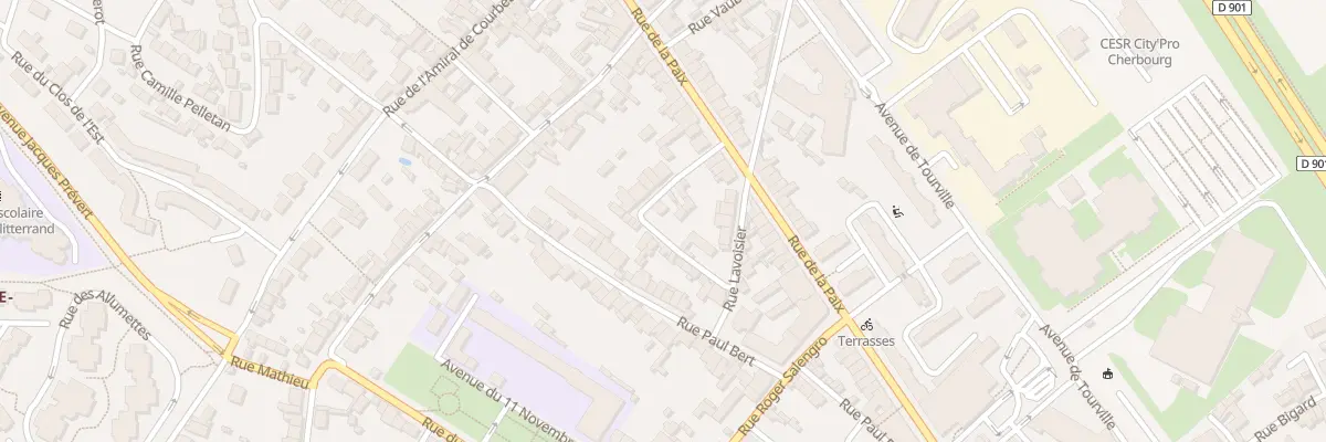 Plan du 17 Rue Hamelin - Equeurdreville à Cherbourg-en-Cotentin
