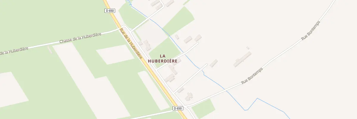 Plan du 21 Rue de la Huberdiere-Surville à La Haye