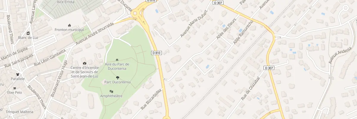 Plan du 9 All des Fleurs à Saint-Jean-de-Luz