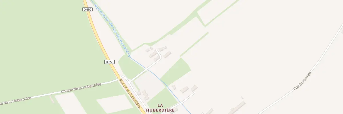 Plan du 7 Rue de la Huberdiere-Surville à La Haye