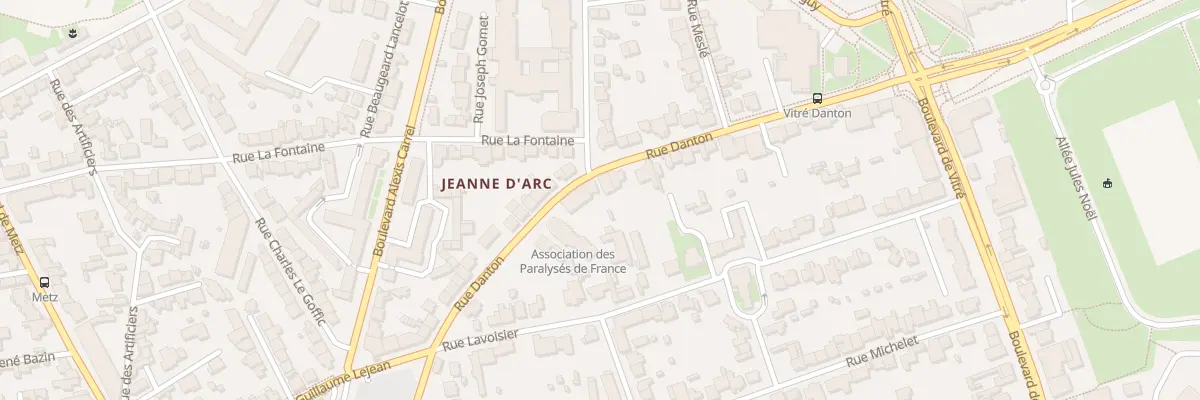 Plan du 44B Rue Danton à Rennes