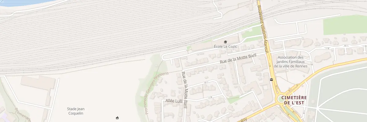 Plan du 27B Rue de la Motte Baril à Rennes