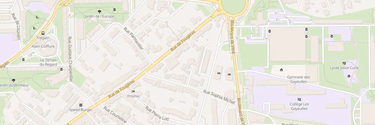 Plan du 15B Rue Sophie Michel à Rennes
