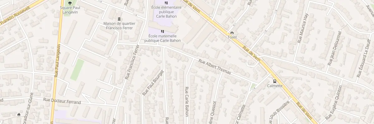 Plan du 31 Rue Albert Thomas à Rennes