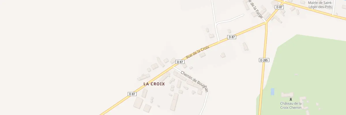 Plan du 5103 La Croix à Saint-Léger-des-Prés