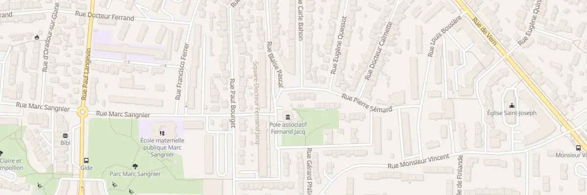 Plan du 2 Rue Pierre Sémard à Rennes
