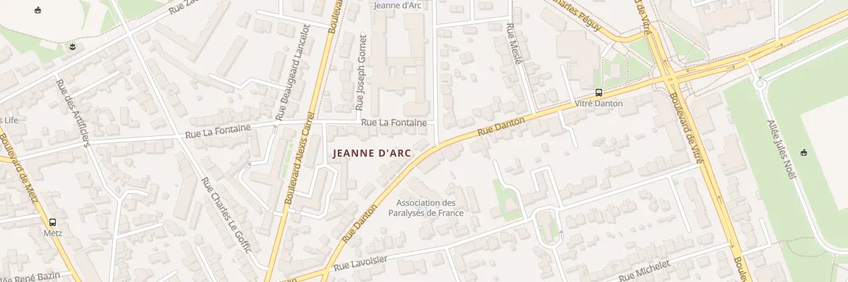 Plan du 51 Rue Danton à Rennes