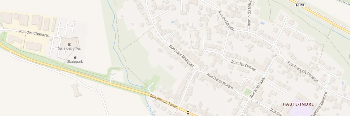 Plan du 5 Rue Jules Bodiguel à Indre