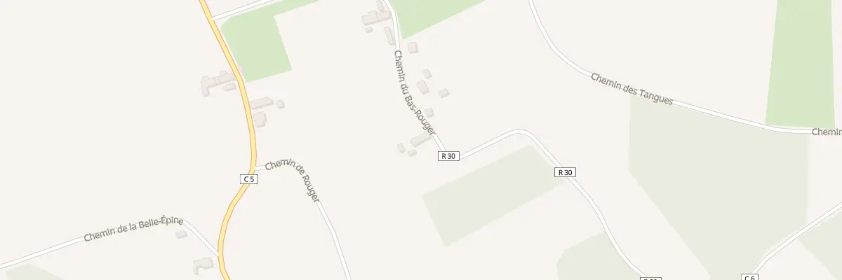 Plan du 6 Le Bas Rouger à Saint-Broladre