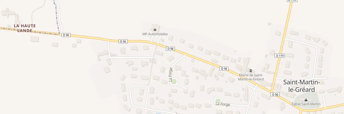 Plan du 82 Le Bourg à Saint-Martin-le-Gréard