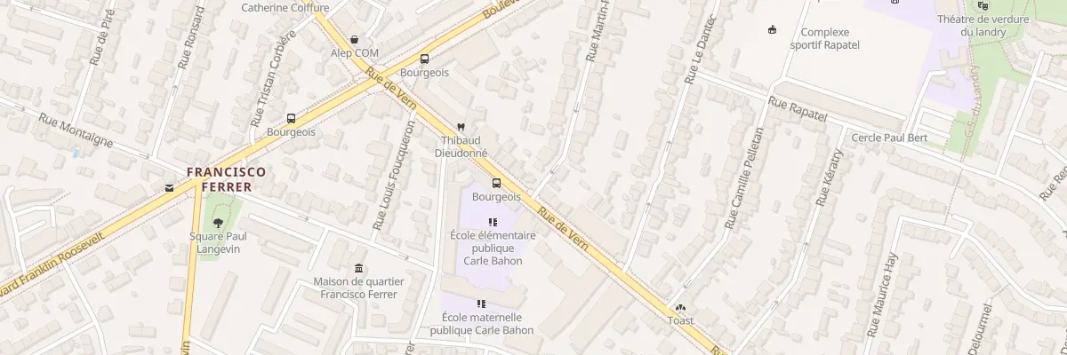 Plan du 91B Rue de Vern à Rennes