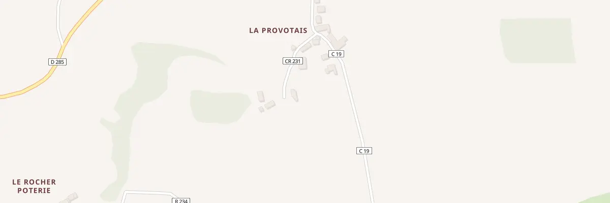 Plan du 5420 La Provotais à Cuguen