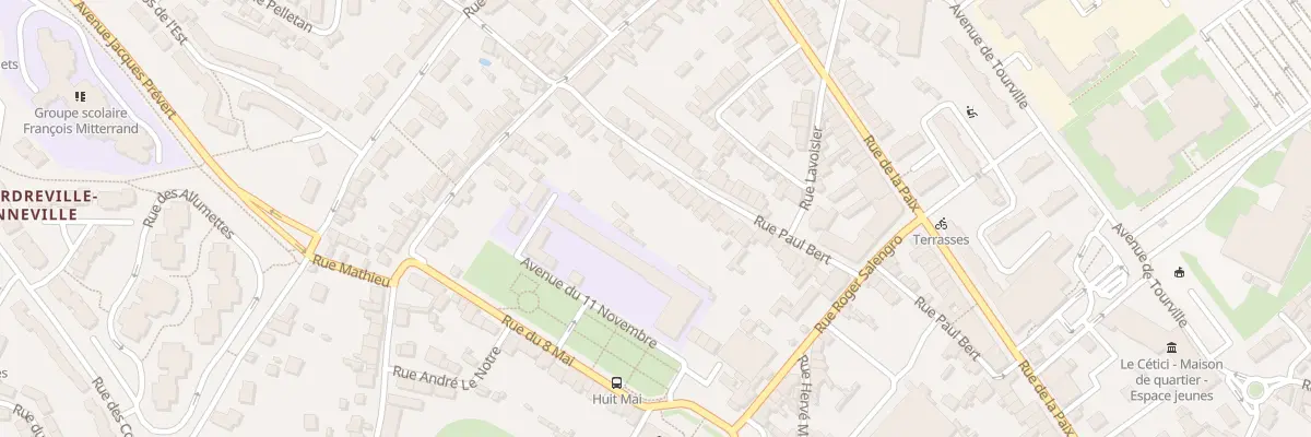 Plan du 67 Rue Paul Bert à Cherbourg-en-Cotentin
