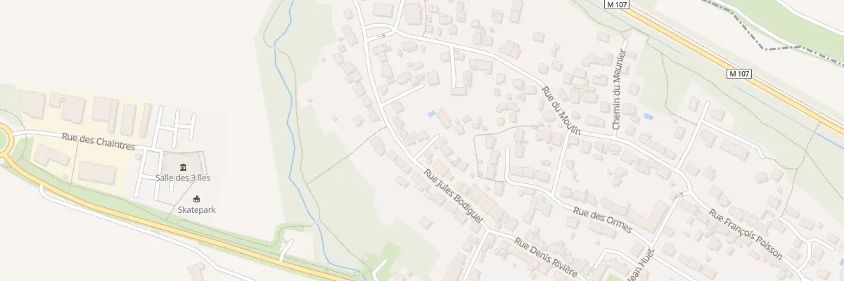 Plan du 16B Rue Jules Bodiguel à Indre