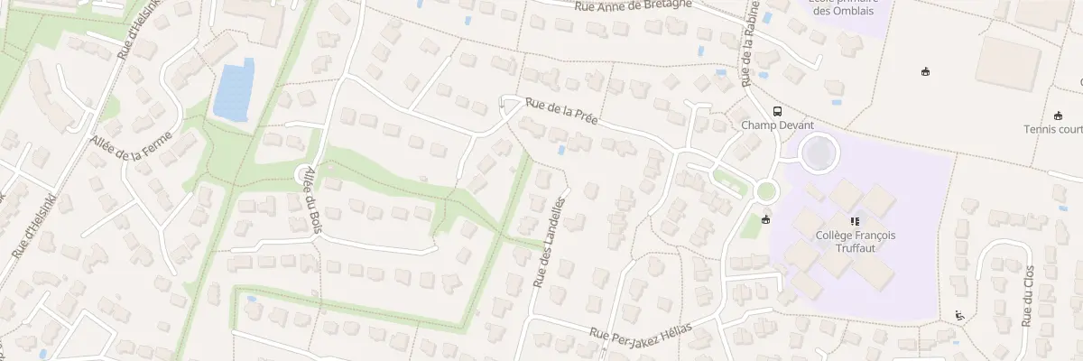 Plan du 13 Rue des Landelles à Betton