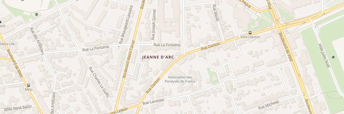 Plan du 47 Rue Danton à Rennes