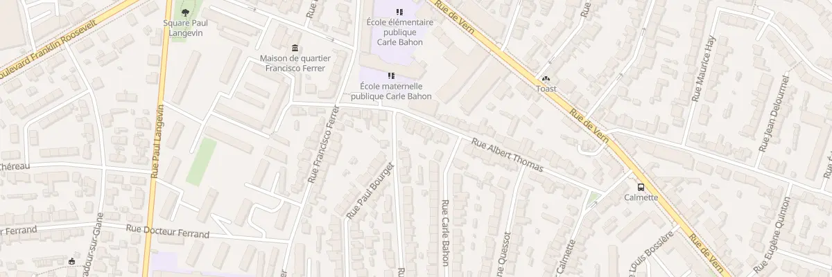 Plan du 39 Rue Albert Thomas à Rennes