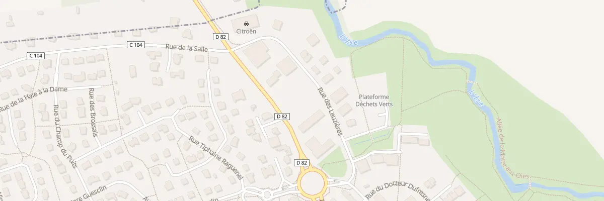 Plan du 7 Rue des Leuzières à Saint-Erblon