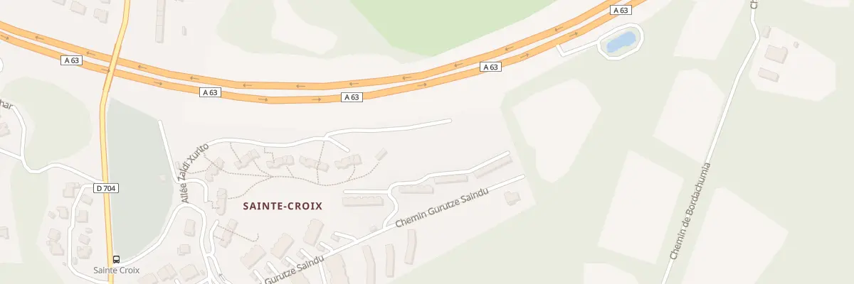 Plan du 23 Che de Gurutze Saindu à Ciboure