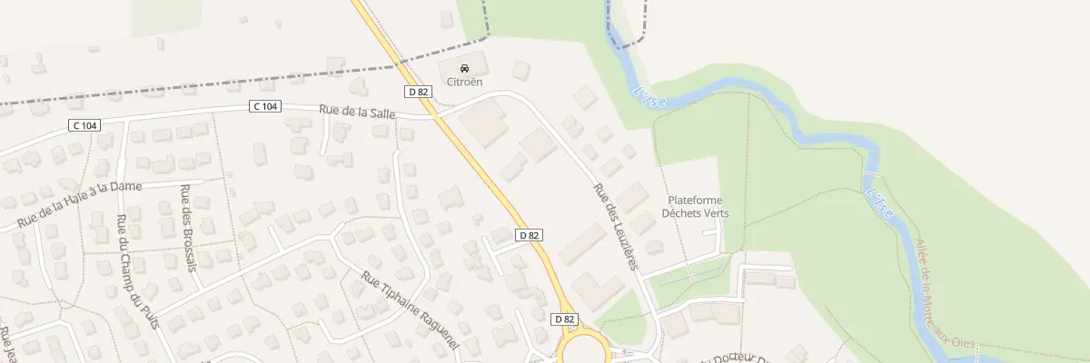Plan du 9 Rue des Leuzières à Saint-Erblon